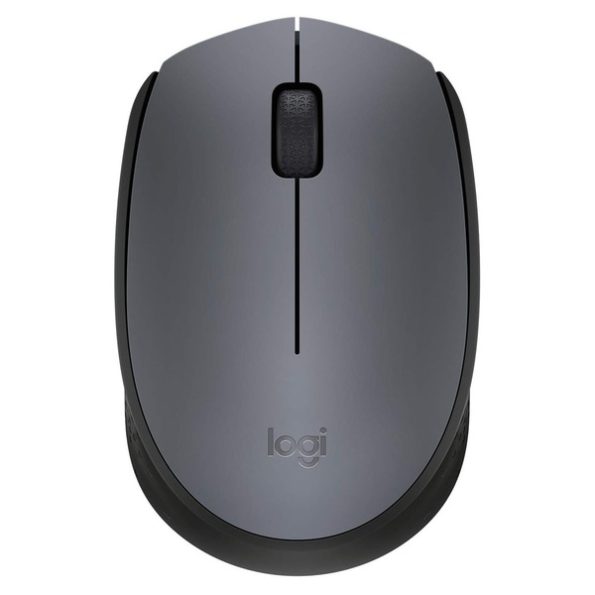 Logitech M171 Wireless Mouse (Grey/Black)
