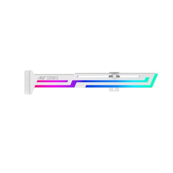 Ant Esports GCB90 ARGB Graphics Card Holder – White