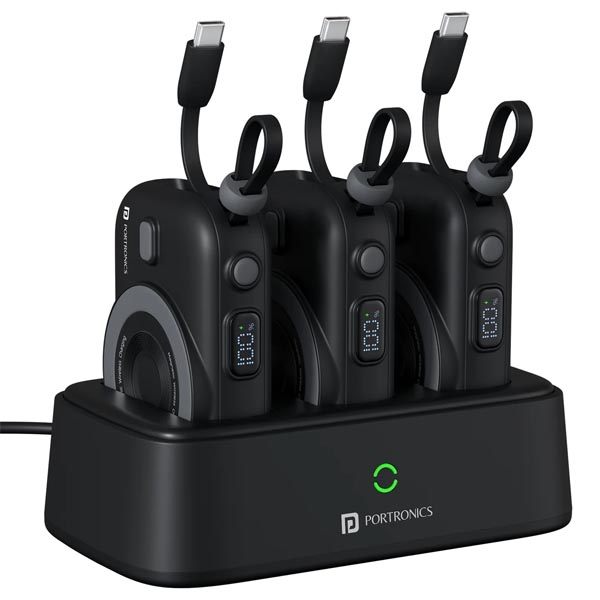 Portronics Power Shutter Home 15W 10000mAh (Black)
